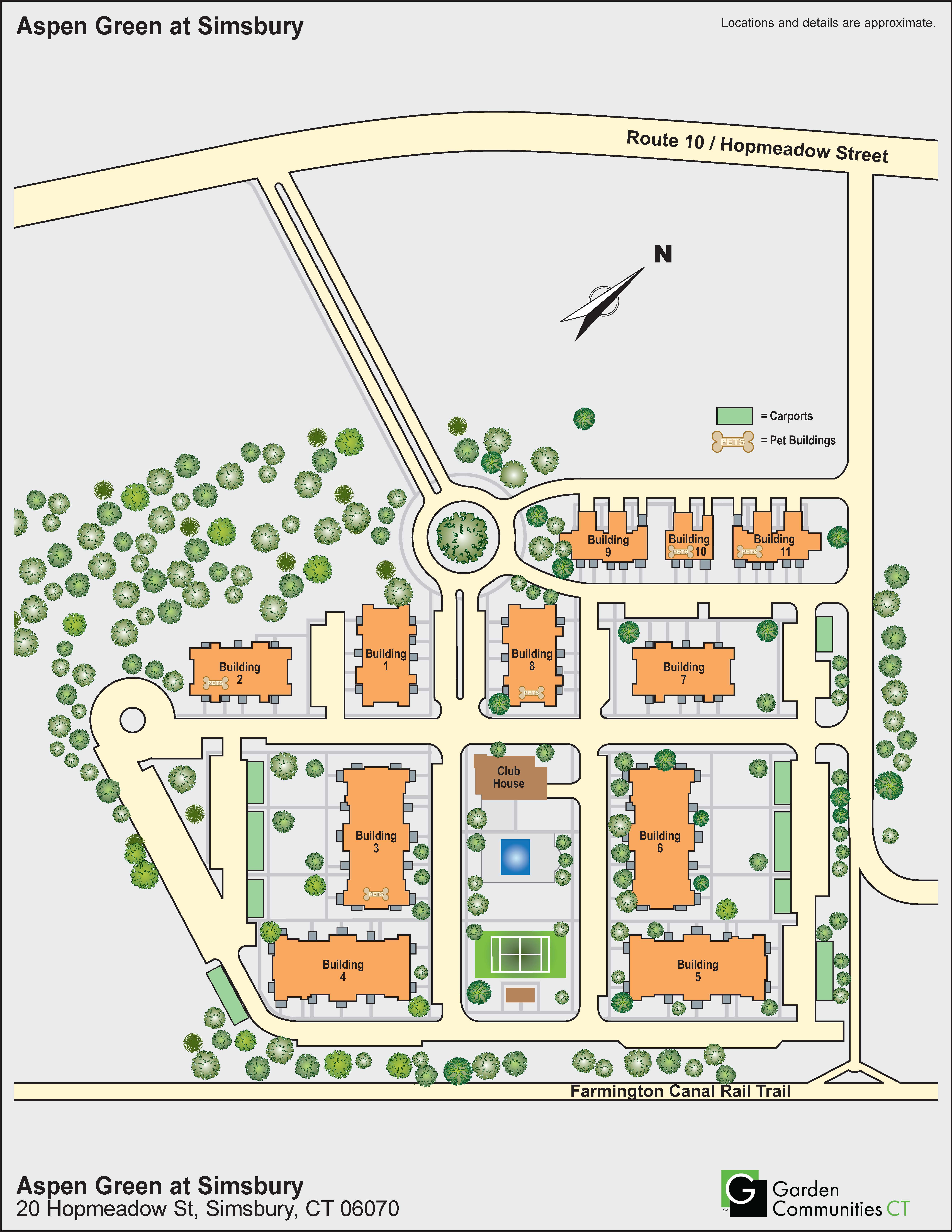 Aspen Green at Simsbury Apartments 1, 2 & 3 Bedrooms in Simsbury, CT